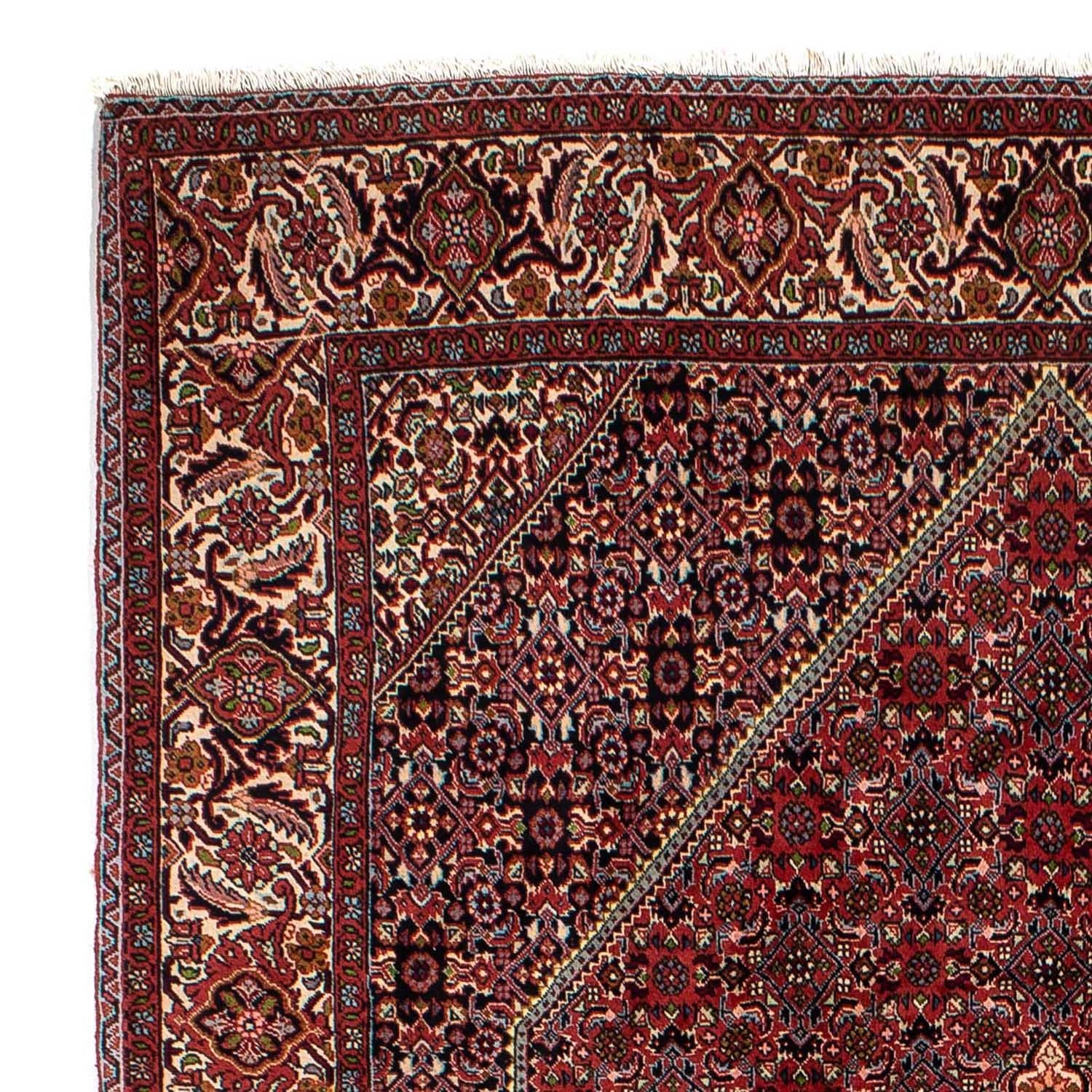 Alfombra persa - Bidjar - 290 x 206 cm - rojo oscuro