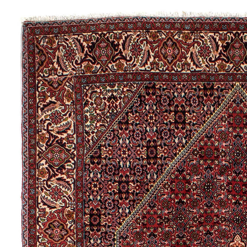 Alfombra persa - Bidjar - 290 x 206 cm - rojo oscuro