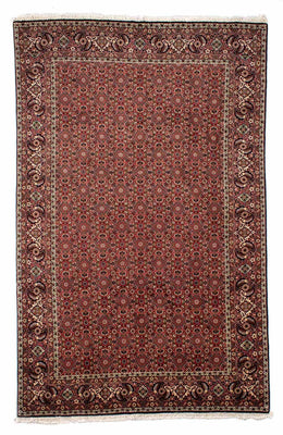 Alfombra persa - Bidjar - 310 x 196 cm - rojo oscuro