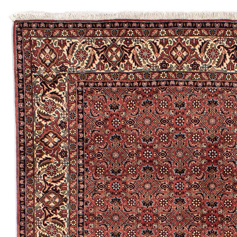 Alfombra persa - Bidjar - 292 x 203 cm - rojo oscuro