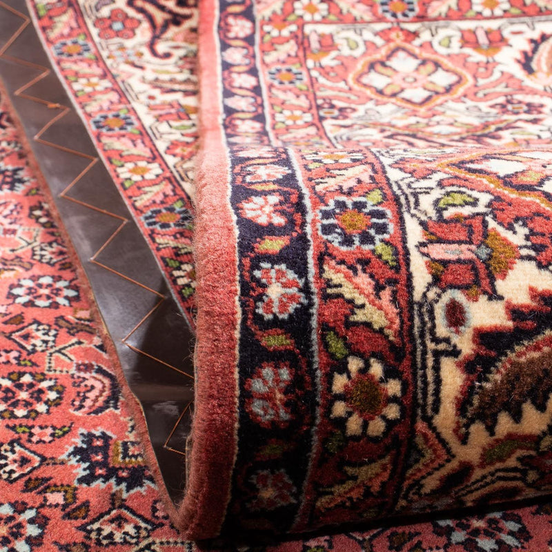 Alfombra persa - Bidjar - 292 x 203 cm - rojo oscuro