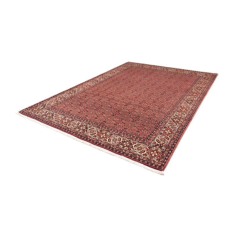 Alfombra persa - Bidjar - 292 x 203 cm - rojo oscuro
