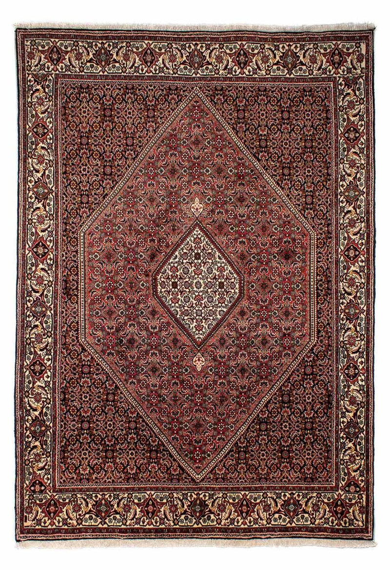 Alfombra persa - Bidjar - 292 x 200 cm - rojo oscuro