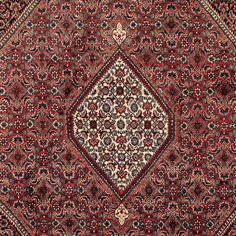 Alfombra persa - Bidjar - 292 x 200 cm - rojo oscuro