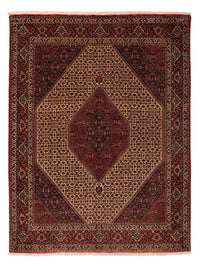 Alfombra persa - Bidjar - 250 x 200 cm - rojo oscuro