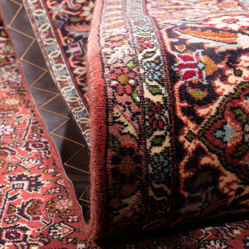 Alfombra persa - Bidjar - 288 x 198 cm - rojo oscuro