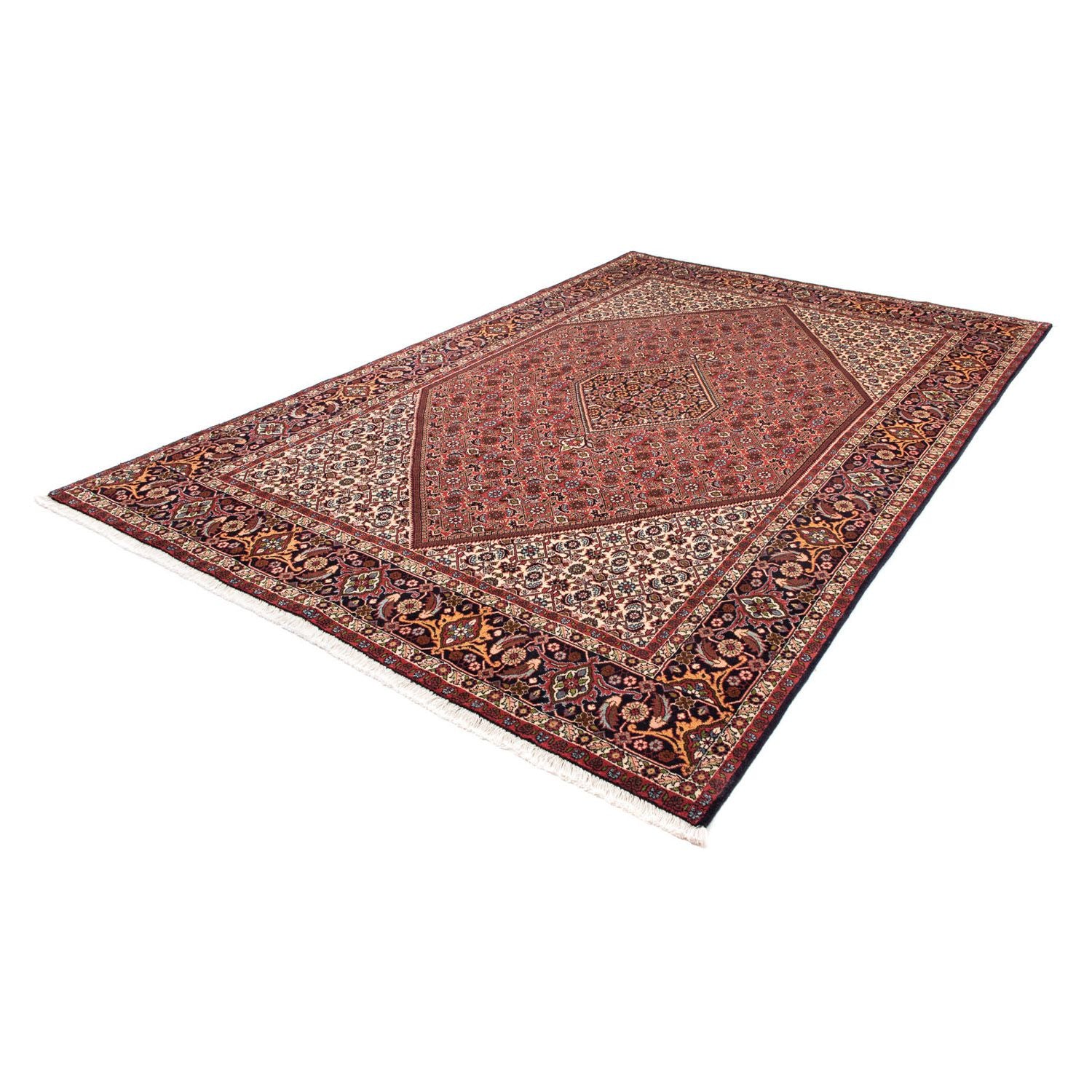 Alfombra persa - Bidjar - 297 x 197 cm - marrón