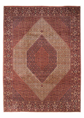 Alfombra persa - Bidjar - 340 x 254 cm - rojo