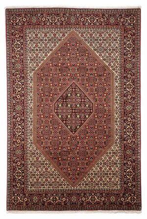 Alfombra persa - Bidjar - 304 x 198 cm - rojo claro