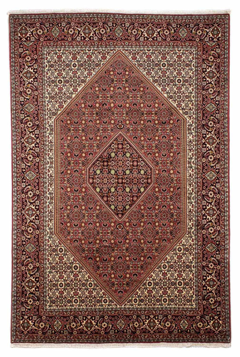 Alfombra persa - Bidjar - 304 x 198 cm - rojo claro