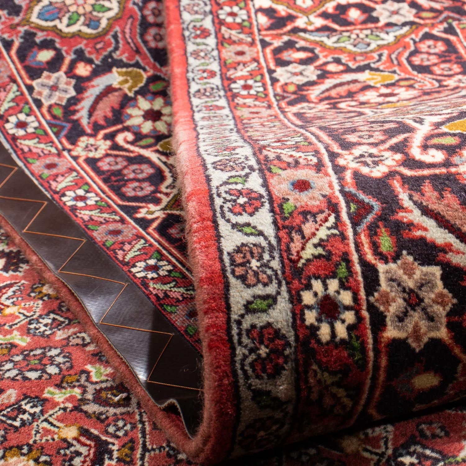 Alfombra persa - Bidjar - 304 x 198 cm - rojo claro