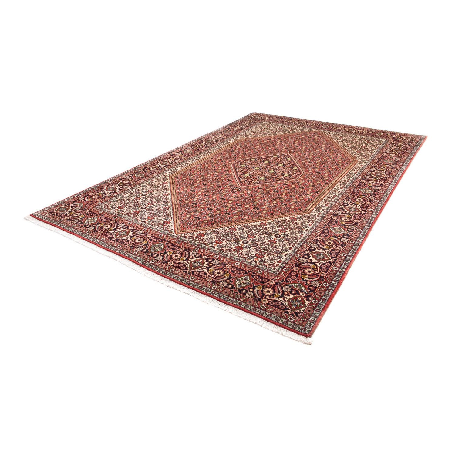 Alfombra persa - Bidjar - 304 x 198 cm - rojo claro