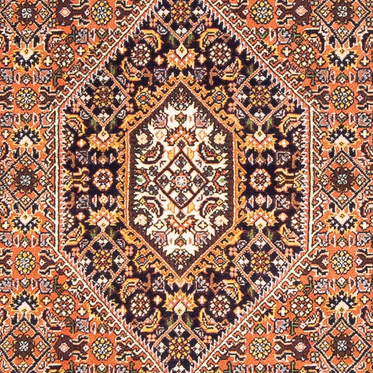 Alfombra persa - Bidjar - 150 x 90 cm - azul oscuro