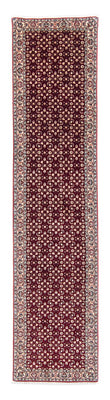 Alfombra de pasillo Alfombra persa - Bidjar - 334 x 77 cm - rojo oscuro