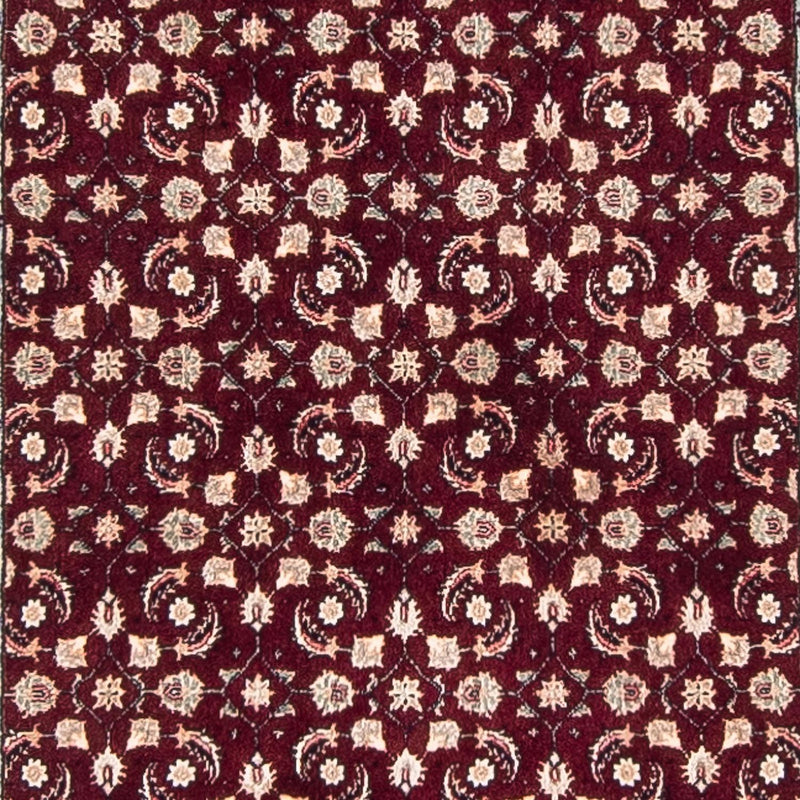 Alfombra de pasillo Alfombra persa - Bidjar - 334 x 77 cm - rojo oscuro