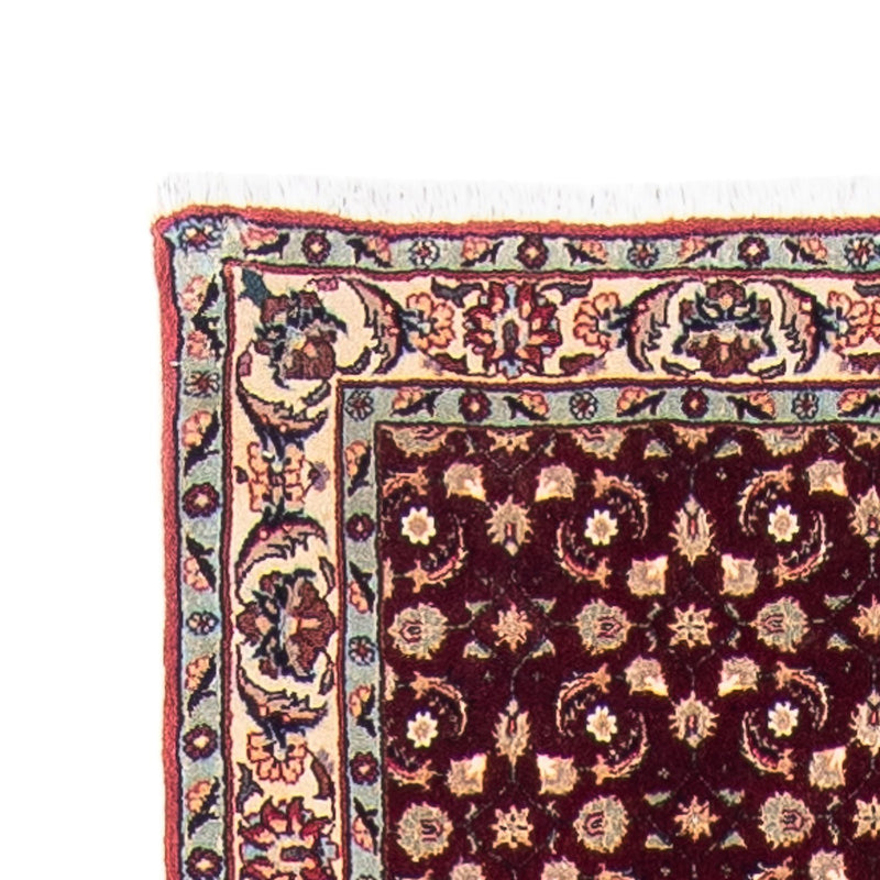Alfombra de pasillo Alfombra persa - Bidjar - 334 x 77 cm - rojo oscuro