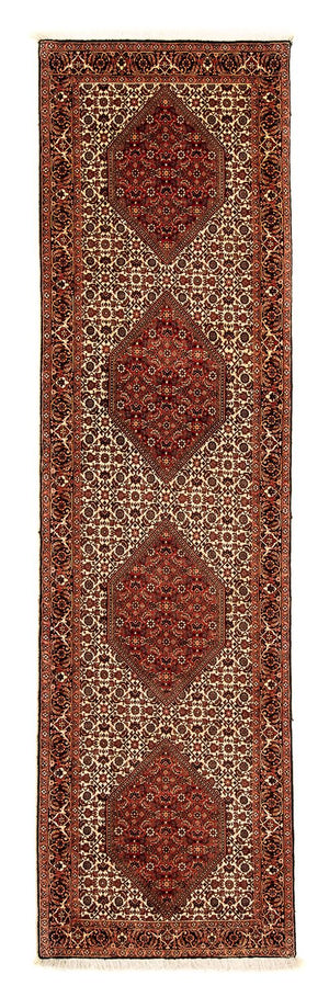Alfombra de pasillo Alfombra persa - Bidjar - 305 x 83 cm - marrón