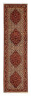 Alfombra de pasillo Alfombra persa - Bidjar - 305 x 83 cm - marrón