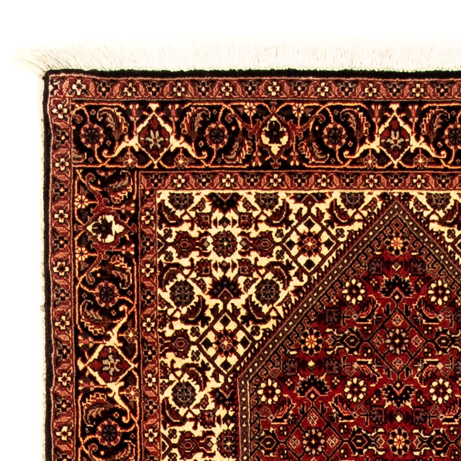 Alfombra de pasillo Alfombra persa - Bidjar - 305 x 83 cm - marrón
