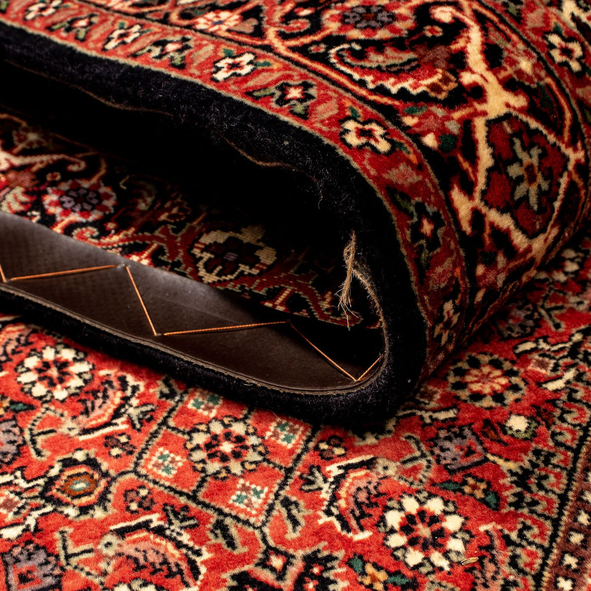 Alfombra de pasillo Alfombra persa - Bidjar - 305 x 83 cm - marrón