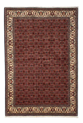 Alfombra persa - Bidjar - 245 x 177 cm - rojo oscuro