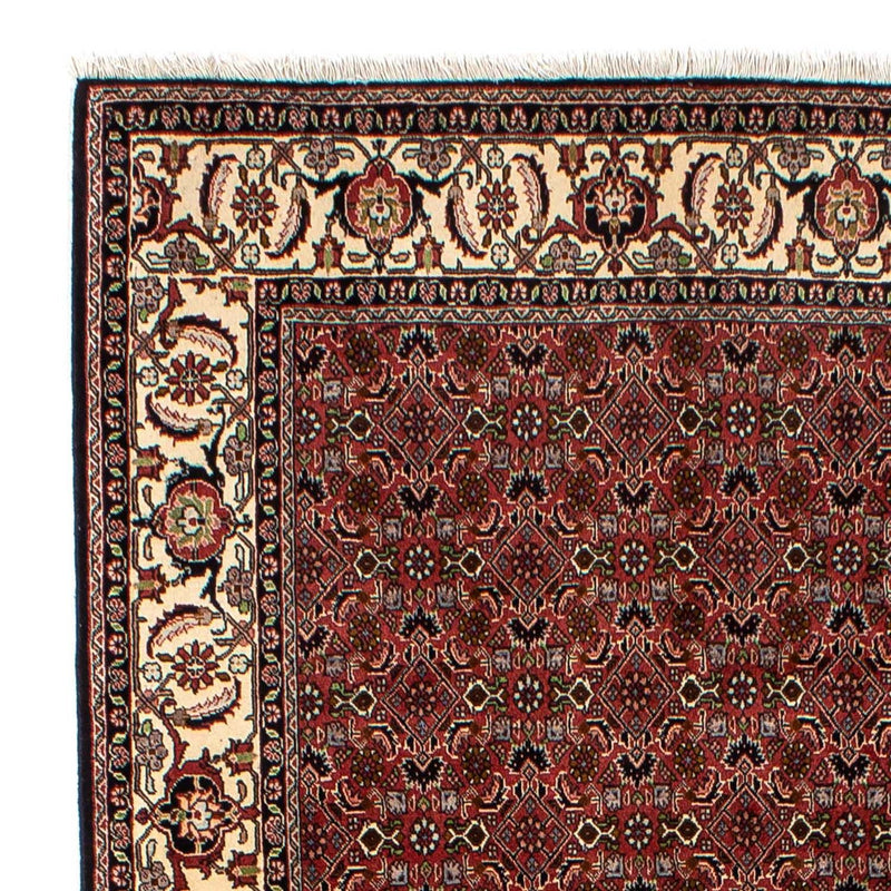 Alfombra persa - Bidjar - 245 x 177 cm - rojo oscuro
