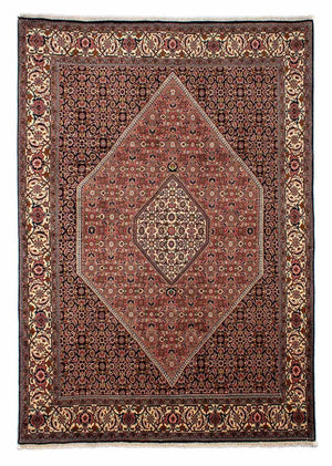 Alfombra persa - Bidjar - 290 x 200 cm - rojo claro
