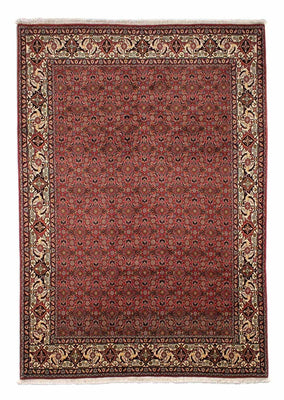 Alfombra persa - Bidjar - 293 x 206 cm - rojo oscuro