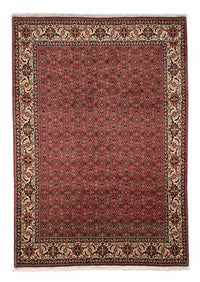 Alfombra persa - Bidjar - 293 x 206 cm - rojo oscuro