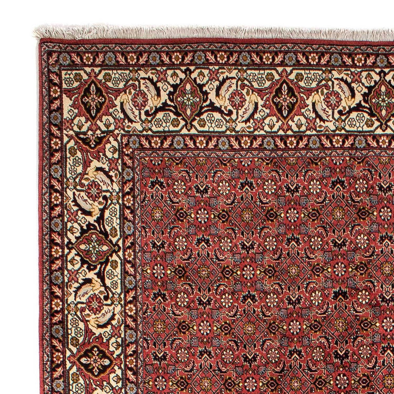 Alfombra persa - Bidjar - 293 x 206 cm - rojo oscuro
