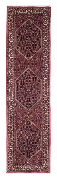 Alfombra de pasillo Alfombra persa - Bidjar - 315 x 78 cm - rojo