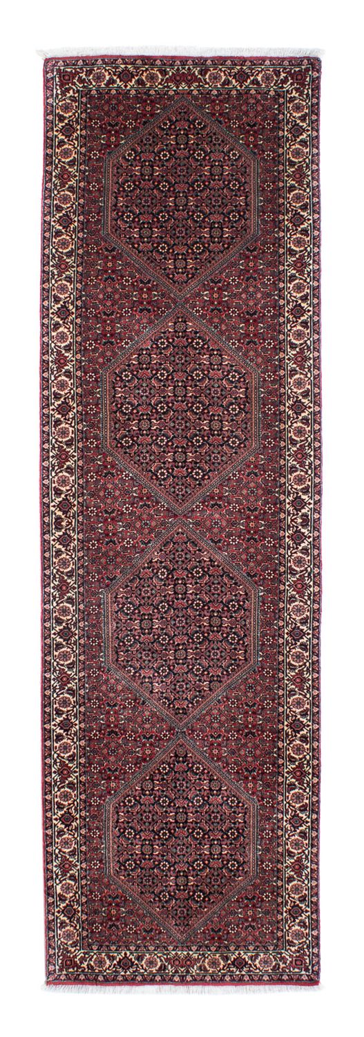 Alfombra de pasillo Alfombra persa - Bidjar - 288 x 84 cm - rojo