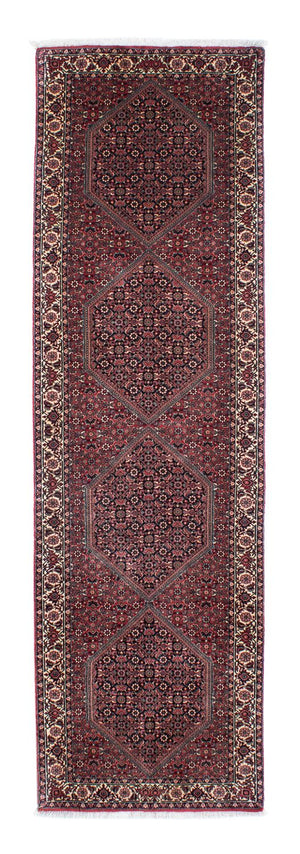 Alfombra de pasillo Alfombra persa - Bidjar - 288 x 84 cm - rojo