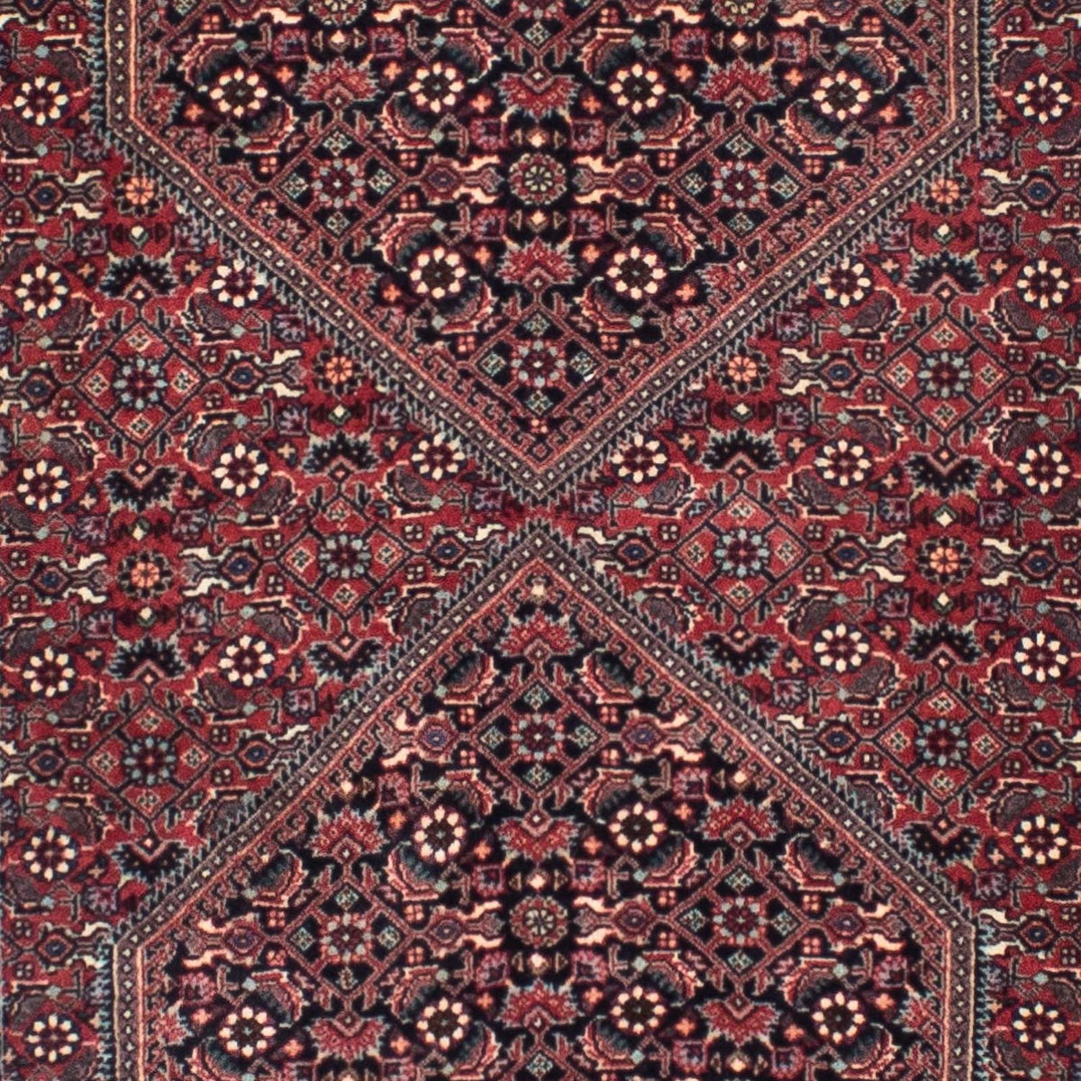 Alfombra de pasillo Alfombra persa - Bidjar - 288 x 84 cm - rojo