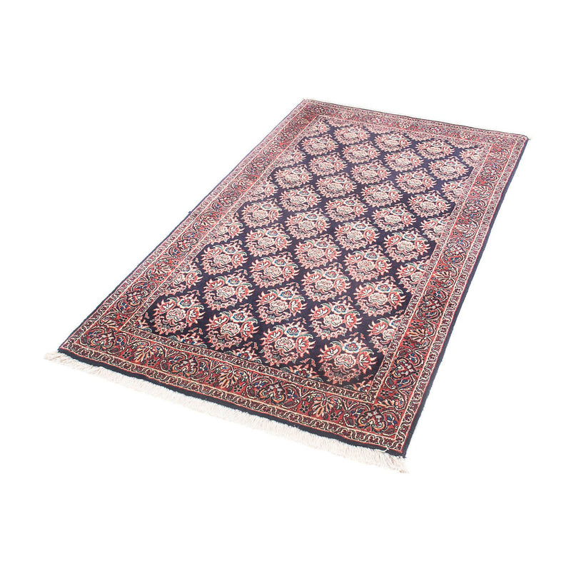 Alfombra persa - Bidjar - 143 x 82 cm - azul oscuro