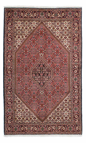 Alfombra persa - Bidjar - 228 x 142 cm - rojo