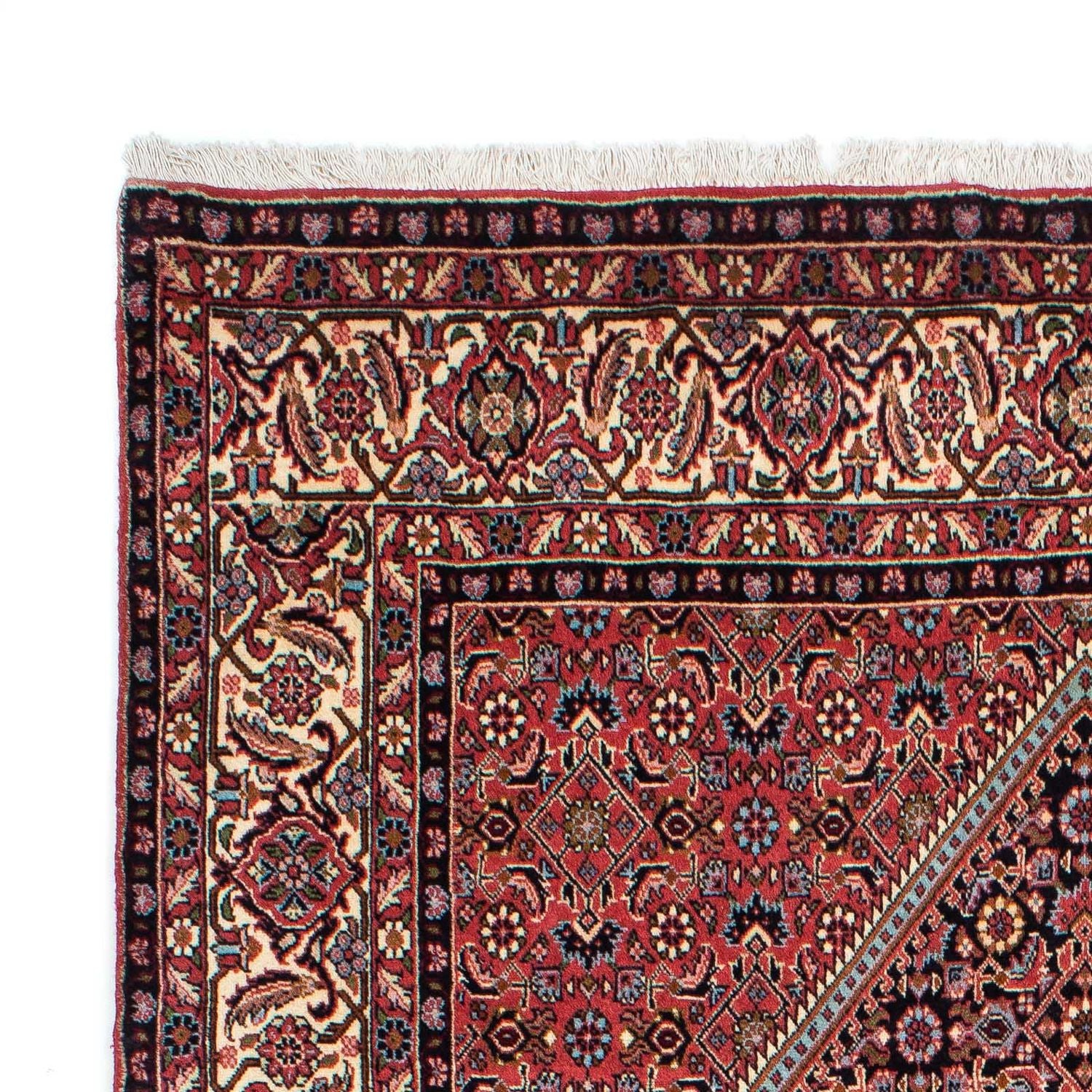 Alfombra persa - Bidjar - 223 x 142 cm - rojo claro