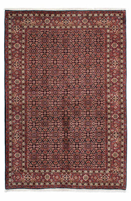 Alfombra persa - Bidjar - 213 x 141 cm - marrón oscuro