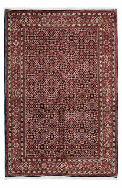 Bidjar - Zanjan Alfombra 141x213cm - Alfombra persa - marrón oscuro
