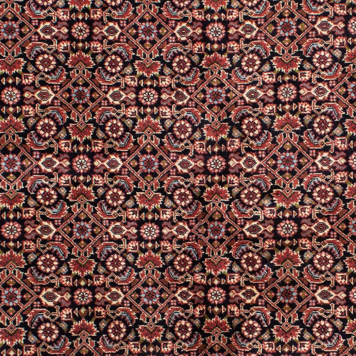 Alfombra persa - Bidjar - 213 x 141 cm - marrón oscuro