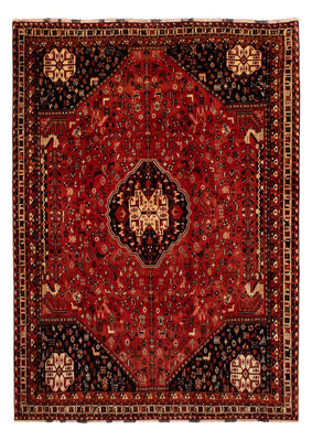 Alfombra persa - Nómada - 282 x 213 cm - rojo oscuro