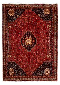 Alfombra persa - Nómada - 282 x 213 cm - rojo oscuro