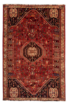 Alfombra persa - Nómada - 290 x 184 cm - rojo oscuro