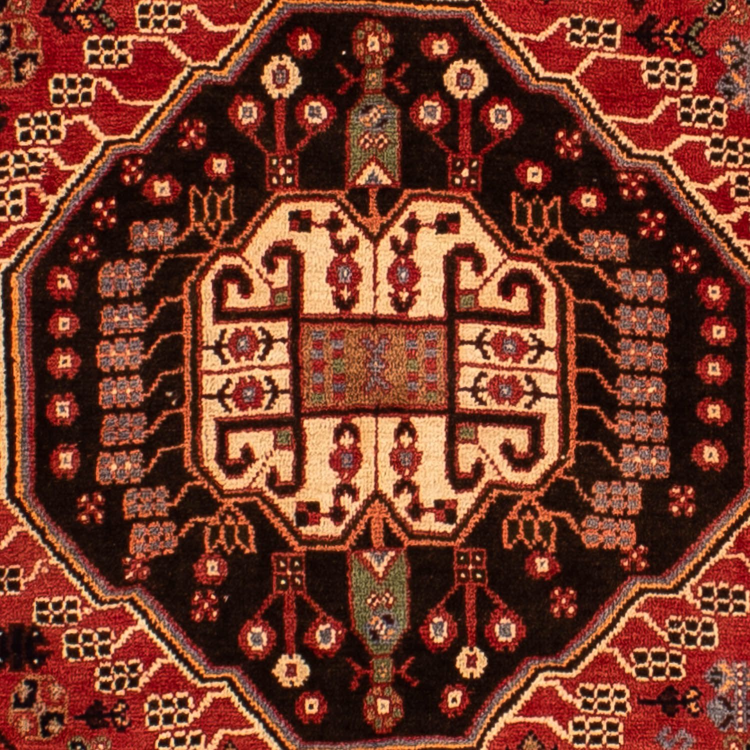 Alfombra persa - Nómada - 290 x 184 cm - rojo oscuro