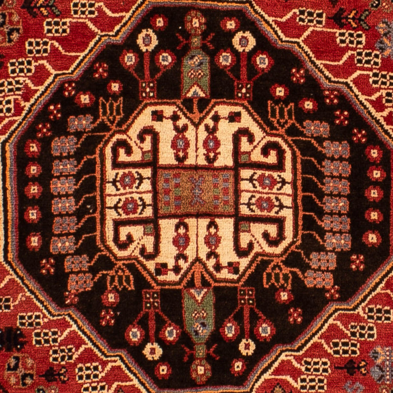 Alfombra persa - Nómada - 290 x 184 cm - rojo oscuro