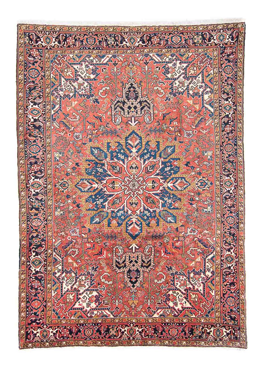 Alfombra persa - Nómada - 326 x 234 cm - rojo claro