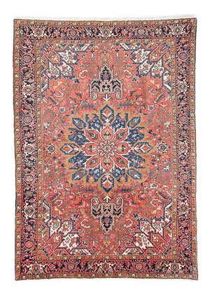 Alfombra persa - Nómada - 326 x 234 cm - rojo claro