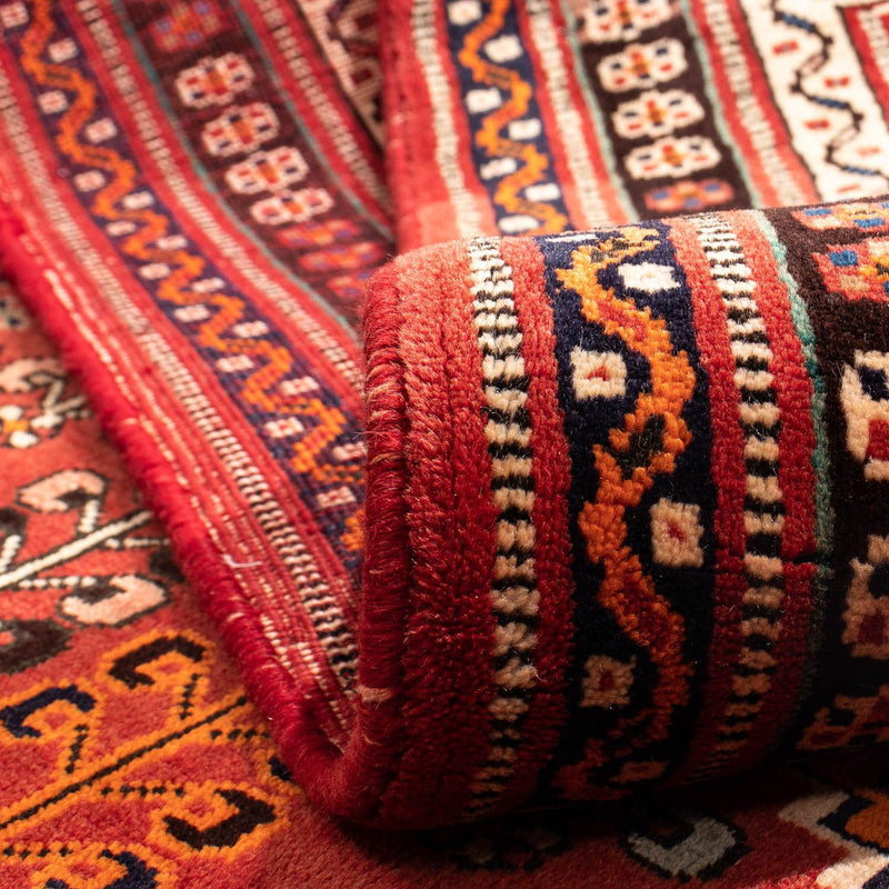 Alfombra persa - Nómada - 273 x 198 cm - rojo oscuro