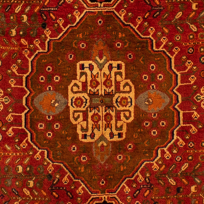 Alfombra persa - Nómada - 280 x 184 cm - rojo oscuro