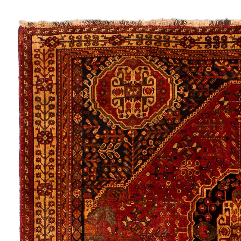 Alfombra persa - Nómada - 280 x 184 cm - rojo oscuro